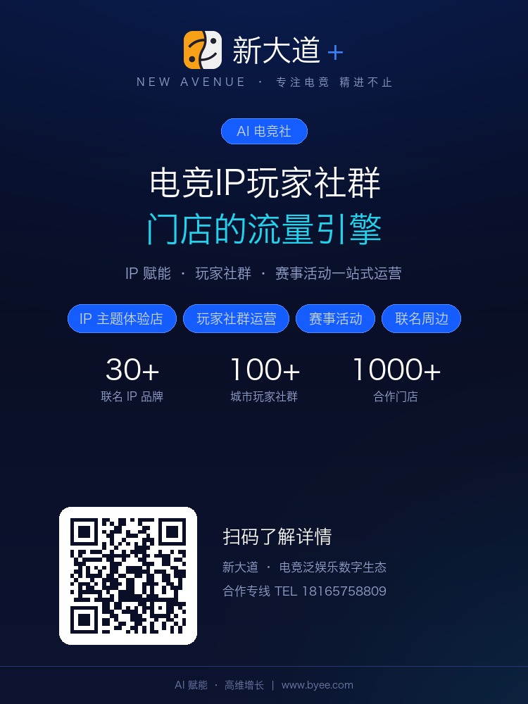 AI电竞社分享海报